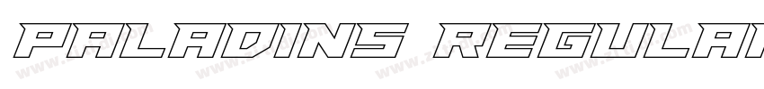 Paladins Regular字体转换